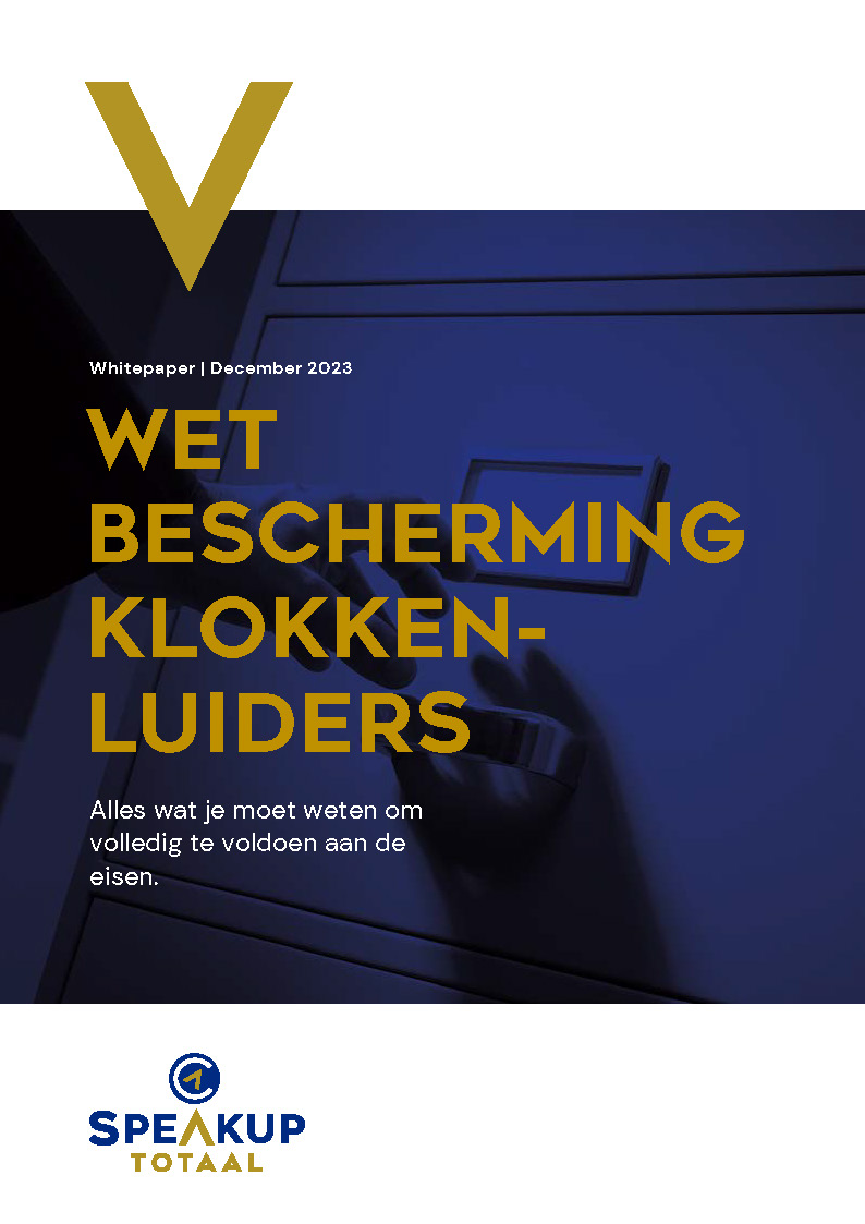 Whitepaper Wet bescherming klokkenluiders - SpeakUp Totaal_Pagina_01